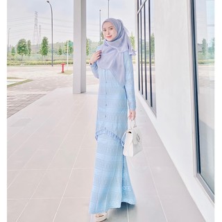 [Shop Malaysia] BAJU KURUNG RAYA IBU DAN ANAK SEDONDON 202 BUDAK Zoe Arissa Baju Kurung Moden Lace Labuh Bridesmaid Nikah Exclusive