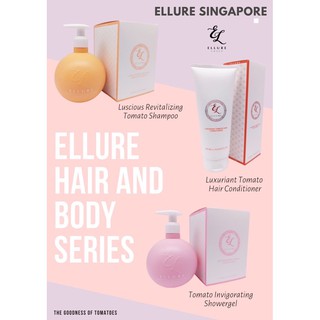 FREE DELIVERY&GIFT🎁 Ellure Tomato Bubble Mask • Shampoo• Conditioner • Shower Gel