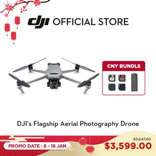 DJI Mavic 3 - Camera Drone with 5.1K Video, Omnidirectional Obstacle Sensing, 46-Min Flight, Max 15km Video Transmission