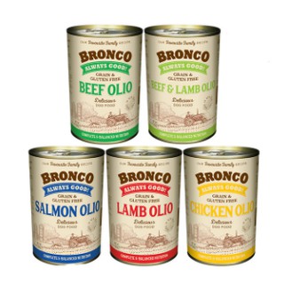 Bronco Olio Adult Dog Wet Food 380gx12 cans