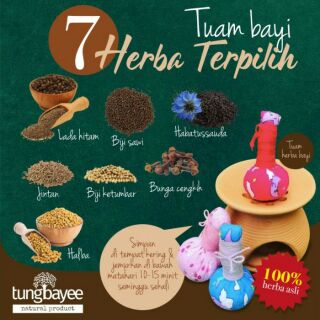 [Shop Malaysia] Baby Tungku HERBA / HERBAL MASSAGE BALL BY TUNGBAYEE