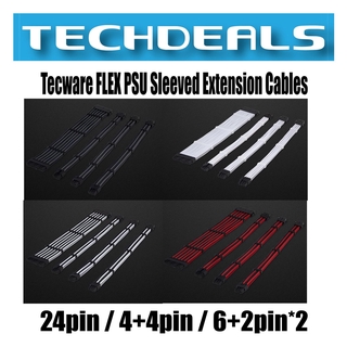 Tecware FLEX PSU Sleeved Extension Cables - 24pin / 4+4pin / 6+2pin*2