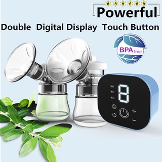 Double Electric Breast Pump Powerful Intelligent Automatic Baby Breast Feeding