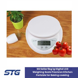 Digital LCD Weighing Scale Precision Kitchen Portable for Baking cooking WH-B05