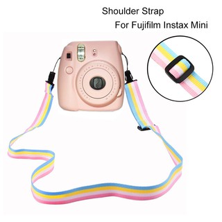 HST Instant Film Rainbow Camera Neck Shoulder Strap For Fujifilm Instax Mini