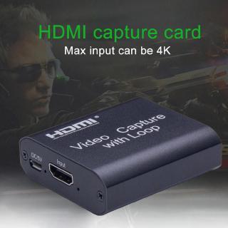 4K 1080P Hdmi To Usb 3.0 Video Capture Card For Obs Live Stream Broadcast Case Automatically Adjust Settings for Output Size