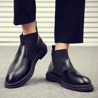 Chelsea boot men,boots men,Ankle boots man,leather boots man,Martin boots male boot ,Korean boots ,sock boot ,Fashion retro boots, leather shoes ,Formal shoes black,Men casual leather shoes Business casual boots