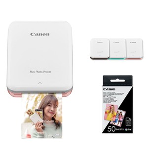 Cannon iNSPiC Mini Photo Printer PV-123 Portable Wireless Rechargeable for Smartphone Canon Zink Photo Paper Optional