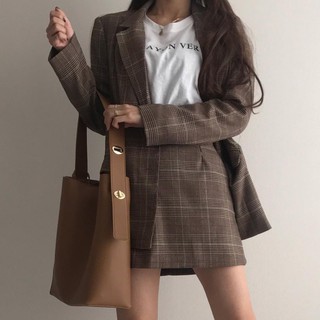 Korean Style Women Shoulder Bag Ladies Casual Leather Large Sling Bucket Bags