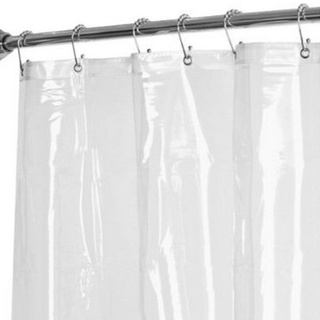 Mildew Resistant Anti-Bacterial PEVA Shower Curtain Liner 72x72 Clear