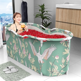 Folding Bath Tub Adult Household Bath Basin Thickened Plus Large Body Bathtub