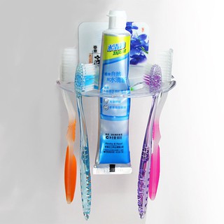 Toothbrush Holder Strong Transparent Tool Acrylic Sucker