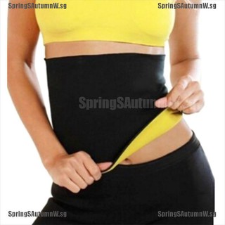 [Spring] Waist Stomach Slimming Belt Exercise Belt Fat Burner Waist Body Shaper [SG]
