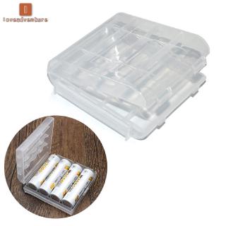 LV△ Portable Mini Battery Case Holder Storage Organizer Box Plastic Container For AA AAA Rechargeable Batteries
