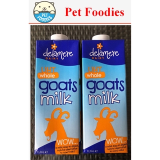 [Pet Foodies] Delamere Dairy UHT Whole Goat's Milk 1L