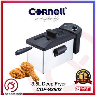 Cornell 3.5L Deep Fryer - CDF-S3503 (1 Year Warranty)