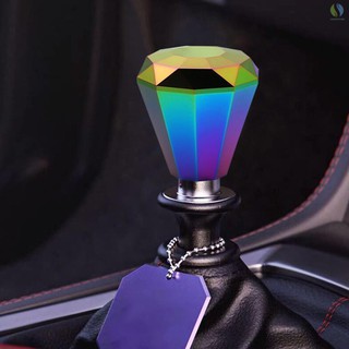 Universal Diamond Shape Manual Gear Shift Knob fitment for Car Manual Transmission and Automatic Transmission Without Lock Button