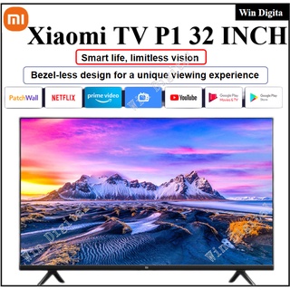 Global Version Xiaomi Smart TV P1 32 Inch 4K Big Android LCD TV Support Google Assistant Voice Search Netflix Youtube