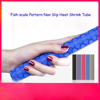25/28/30/35/40mm Fish-scale Pattern Anti-slip Heat Shrink Tube For Fishing Rod DIY Insulation Sleeve Length 0.8Meters