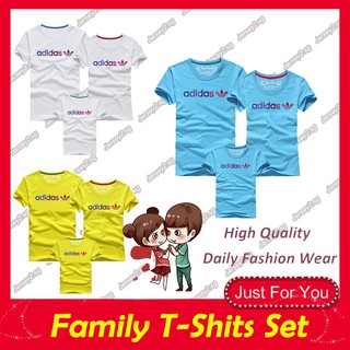 Jersey2 Fashion Family T-Shirt Family Wear Set Adult Kids Clothes Cotton Cloth Shirt
