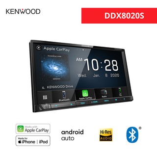 KENWOOD DDX8020S AV Receiver 7.0" Multimedia Visual Navigation WVGA Display,Android Auto, Car Play Headunit, Bluetooth,