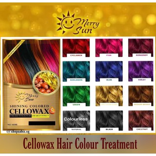2pcs Merry Sun Cellowax Hair Colour Treatment 60ml