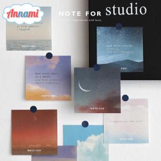 Annami 100 Sheets Memo Pad Instagram Sky Star Note Paper Memo Leave Message DIY Journal