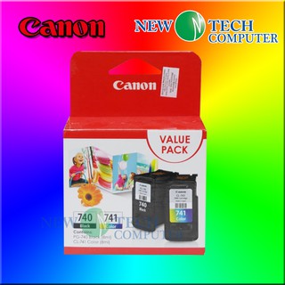 (ORIGINAL) CANON PG-740 CL-741 VALUE PACK INK CARTRIDGE / 740 741 NEW TECH
