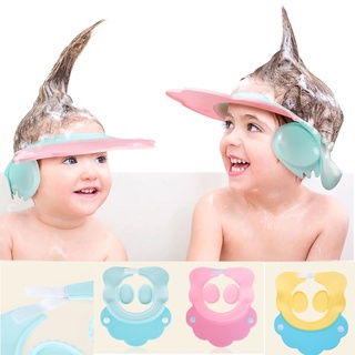 Baby Bath Protect Soft Cap Hat Toddler Child Kids Wash Hair Shower Visor Bathing Hat Haircut tool