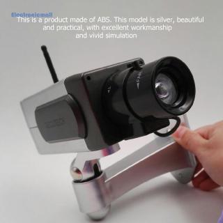 ✦Ele✦1400A Dummy Camera CCTV Camera Surveillance Silver Security Fake Bullet
