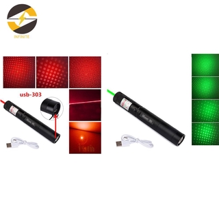 [Infinij] Usb Charge Section 303 High Power Red Light Laser Flashlight