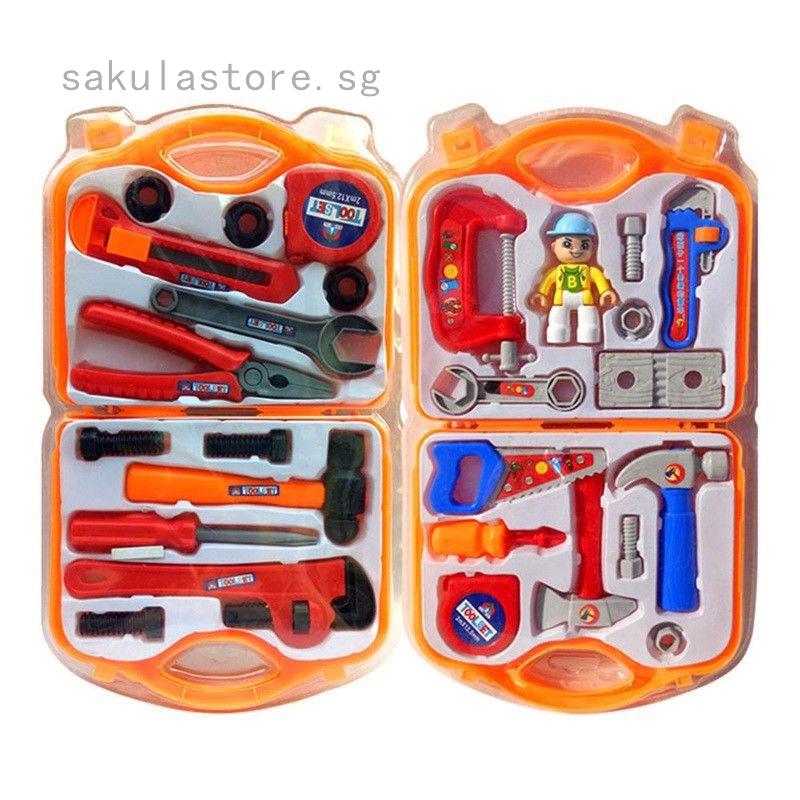 Boys Kids Children Role Play Builder Toy Tool Set In Hard Carry Case With Drill (1)
