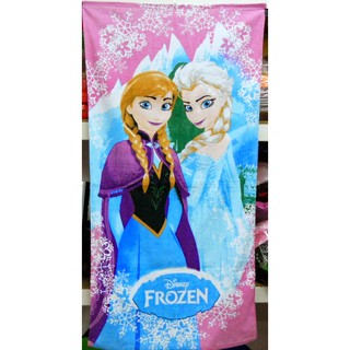 [Shop Malaysia] TOWEL FROZEN ELSA ANNA 100% COTTON 60x112CM