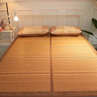 PROMO 1. 8 m bed bamboo mat dormitory students bamboo mat double folded single d (1)
