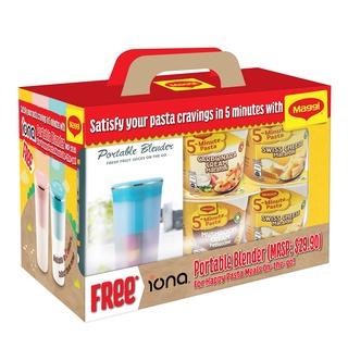 MAGGI Happy Pasta Promo Pack with Free Iona Portable Blender