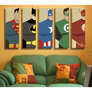 [FREE DELIVERY] DC Comics/ Marvel Super Hero Oil Painting Canvas Decoration