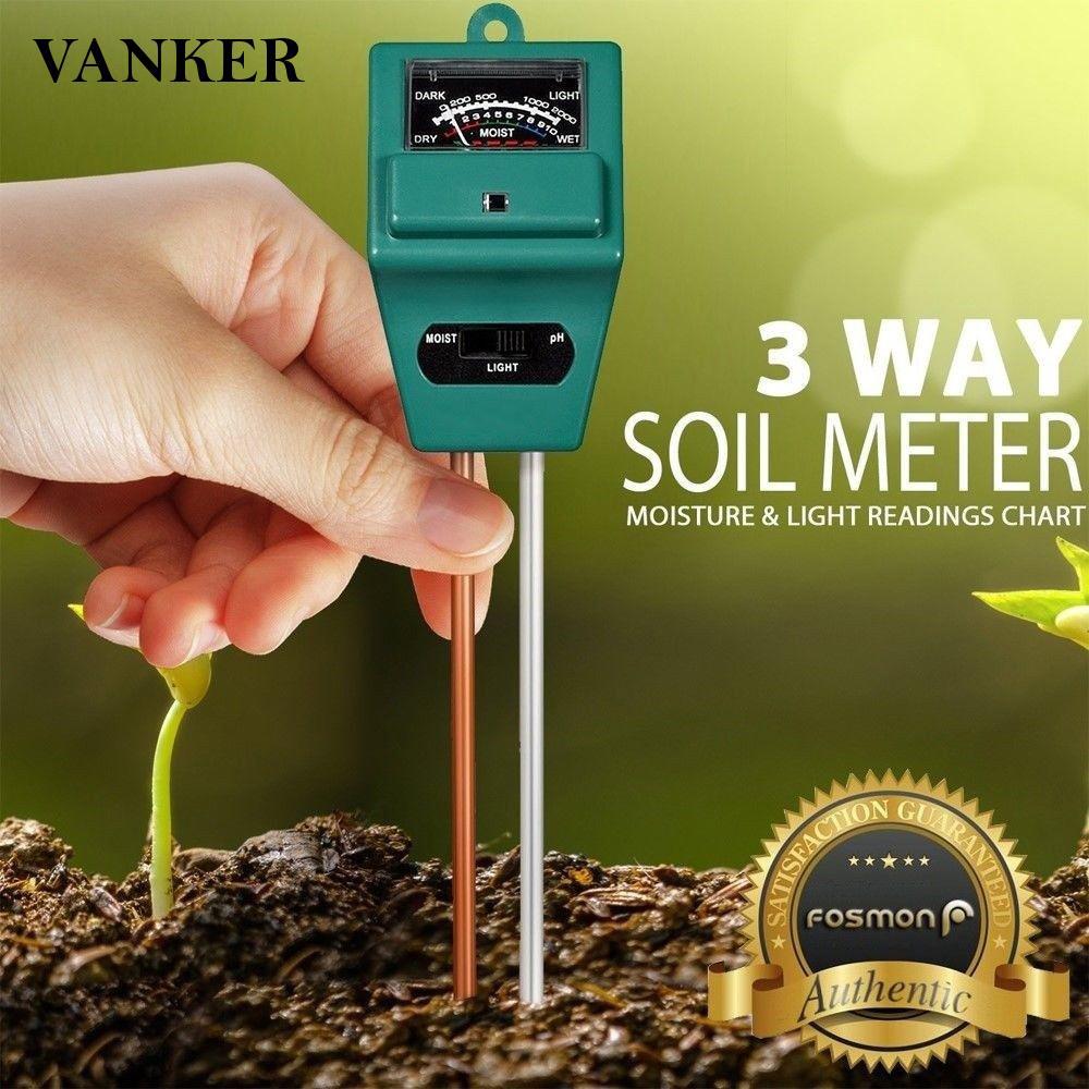 Soil Test Moisture Light & pH, Tester For Home 17cm 3-in-1 2019