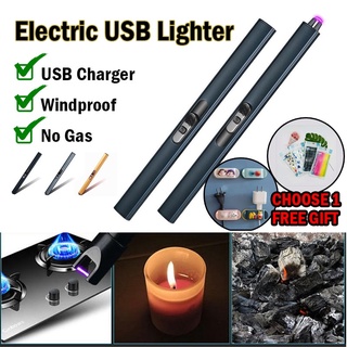 Electronic Lighter USB Lighter chargeable Flameless Windproof无烟打火机