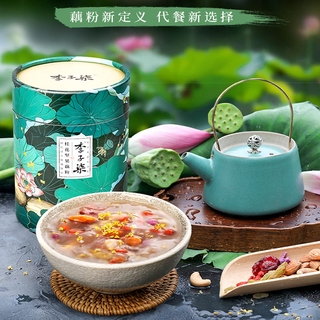 [350g/cans]李子柒Osmanthus lotus root starch nuts / nut soup lotus root starch / nutritious breakfast