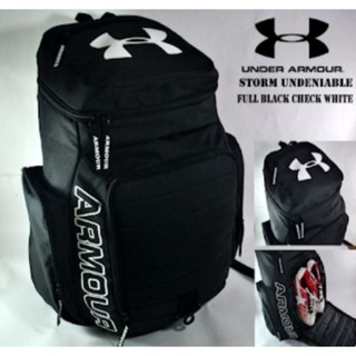 under armour storm black/white bagpack