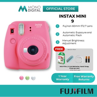 Fujifilm Instax Camera Mini 9 Polaroid Instant Camera