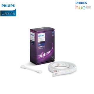 Philips Hue LightStrip Plus 1m Dimmable LED Smart Light Extension, Bluetooth & Zigbee compatible,Works with Alexa,Google