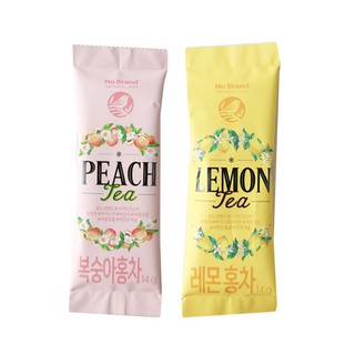 Korean NO BRAND Black Tea A Single 14g Lemon Tea Peach Tea