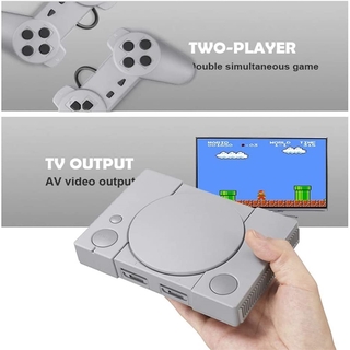 Retro Classic Mini PS1 Game Console With 620 Games Mini Double Battle Game equipped with 2 sensitive joystick has 620 classic games