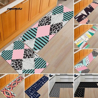 Hot Sale❤Home Kitchen Bathroom Anti-Slip Door Mat Floor Entrance Rug Carpet Decoration