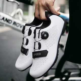Racing road bike shoes professional triathlon 2020 New Style MTB Cycling Shoes Men Breathable Racing Road Bike Shoes Self-locking Professional Bicycle Sneakers Sports Shoes