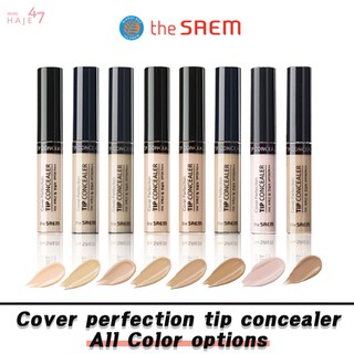 [The Saem] Cover Perfection Tip Concealer SPF28/PA++ 6.5g _8 Colors_HAJE47+GIFT