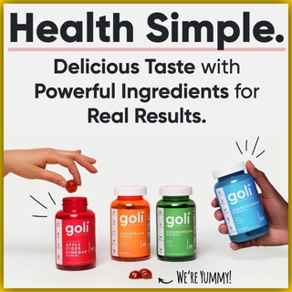 [Fresh Stock] Goli Nutrition Apple Cider Vinegar Gummy ACV Supplement / Ashwagandha Superfruits Supergreens Gummies (1)