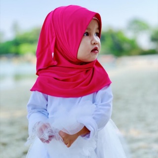 Kids instant hijab