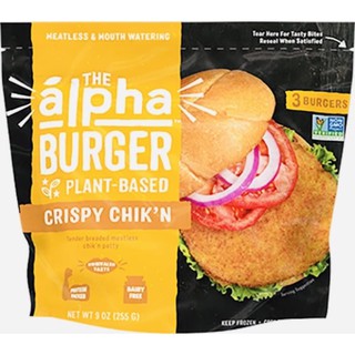 [Twin Pack] The Alpha Crispy Chik’n Burger (255G x 2) | Plant Based Meat / Vegan / Vegetarian